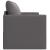 Pat canapea Gri 124 x 71 x 78 cm Piele artificiala GartenMobel Dekor