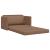 Pat canapea Cappuccino 124 x 71 x 78 cm Piele artificiala GartenMobel Dekor