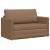 Pat canapea Cappuccino 124 x 71 x 78 cm Piele artificiala GartenMobel Dekor