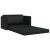Pat canapea Negru 124 x 71 x 78 cm Piele artificiala GartenMobel Dekor