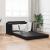Pat canapea Negru 124 x 71 x 78 cm Piele artificiala GartenMobel Dekor