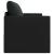 Pat canapea Negru 124 x 71 x 78 cm Piele artificiala GartenMobel Dekor
