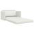 Pat canapea Alb 124 x 71 x 78 cm Piele artificiala GartenMobel Dekor