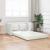 Pat canapea Alb 124 x 71 x 78 cm Piele artificiala GartenMobel Dekor