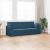 Canapea extensibilă de podea albastru 213 x 70 x 77 cm Catifea GartenMobel Dekor