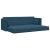 Canapea extensibilă de podea albastru 213 x 70 x 77 cm Catifea GartenMobel Dekor
