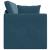 Canapea extensibilă de podea albastru 213 x 70 x 77 cm Catifea GartenMobel Dekor