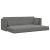 Canapea extensibilă de podea Gri închis 213 x 70 x 77 cm GartenMobel Dekor