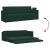 Canapea extensibilă de podea Verde închis 213 x 70 x 77 cm GartenMobel Dekor