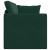 Canapea extensibilă de podea Verde închis 213 x 70 x 77 cm GartenMobel Dekor