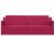 Canapea extensibilă de podea Roșu Vin 213 x 70 x 77 cm Catifea GartenMobel Dekor