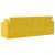 Canapea extensibilă de podea Galben 213 x 70 x 77 cm Catifea GartenMobel Dekor