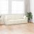 Canapea extensibilă de podea Crem 213 x 70 x 77 cm Catifea GartenMobel Dekor