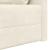 Canapea extensibilă de podea Crem 213 x 70 x 77 cm Catifea GartenMobel Dekor