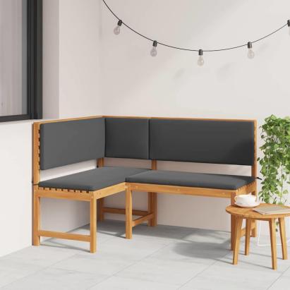 Scaun pentru Grădină Maro 140 x 100 x 91cm Lemn masiv de acacia GartenMobel Dekor