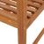 Scaun pentru Grădină 2 pcs Maro 50 x 50 x 91cm GartenMobel Dekor