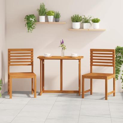 Scaun pentru Grădină 2 pcs Maro 50 x 50 x 91cm GartenMobel Dekor