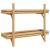 Raft de perete cu raft Pe perete Maro 75 x 26 x 60 cm Bambus GartenMobel Dekor