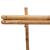 Raft de perete cu raft Pe perete Maro 100 x 26 x 60 cm Bambus GartenMobel Dekor