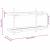 Raft de perete cu raft Pe perete Maro 100 x 26 x 60 cm Bambus GartenMobel Dekor