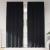 Perdele opace 2 pcs Negru 140 x 260 cm Catifea GartenMobel Dekor