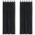 Perdele opace 2 pcs Negru 140 x 225 cm Catifea GartenMobel Dekor
