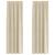 Perdele opace 2 pcs Crem 140 x 225 cm Catifea GartenMobel Dekor