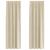 Perdele opace 2 pcs Crem 140 x 260 cm Catifea GartenMobel Dekor