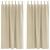 Perdele opace 2 pcs Crem 140 x 175 cm Catifea GartenMobel Dekor