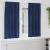 Perdele opace 2 pcs Albastru închis 140 x 175 cm Catifea GartenMobel Dekor