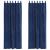 Perdele opace 2 pcs Albastru închis 140 x 260 cm Catifea GartenMobel Dekor