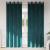 Perdele opace 2 pcs Verde închis 140 x 245 cm Catifea GartenMobel Dekor