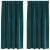 Perdele opace 2 pcs Verde închis 140 x 175 cm Catifea GartenMobel Dekor