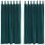 Perdele opace 2 pcs Verde închis 140 x 175 cm Catifea GartenMobel Dekor