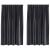 Perdele opace 2 pcs Gri închis 140 x 140 cm Catifea GartenMobel Dekor