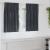 Perdele opace 2 pcs Gri închis 140 x 140 cm Catifea GartenMobel Dekor