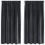 Perdele opace 2 pcs Gri închis 140 x 175 cm Catifea GartenMobel Dekor