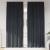 Perdele opace 2 pcs Gri închis 140 x 245 cm Catifea GartenMobel Dekor
