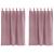 Perdele opace 2 pcs Roz închis 140 x 140 cm Catifea GartenMobel Dekor