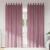 Perdele opace 2 pcs Roz închis 140 x 260 cm Catifea GartenMobel Dekor