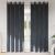 Perdele opace 2 pcs Gri deschis 140 x 260 cm Catifea GartenMobel Dekor