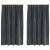 Perdele opace 2 pcs Gri deschis 140 x 140 cm Catifea GartenMobel Dekor