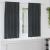 Perdele opace 2 pcs Gri deschis 140 x 175 cm Catifea GartenMobel Dekor