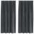 Perdele opace 2 pcs Gri deschis 140 x 175 cm Catifea GartenMobel Dekor