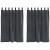 Perdele opace 2 pcs Gri deschis 140 x 140 cm Catifea GartenMobel Dekor