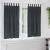 Perdele opace 2 pcs Gri deschis 140 x 175 cm Catifea GartenMobel Dekor
