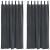 Perdele opace 2 pcs Gri deschis 140 x 175 cm Catifea GartenMobel Dekor