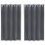 Perdele opace 2 pcs Gri deschis 140 x 140 cm Catifea GartenMobel Dekor