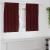 Perdele opace 2 pcs Roșu Vin 140 x 140 cm Catifea GartenMobel Dekor