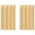 Perdele Opaque cu Inel 2 pcs Bej 175 x 140 cm Poliester GartenMobel Dekor